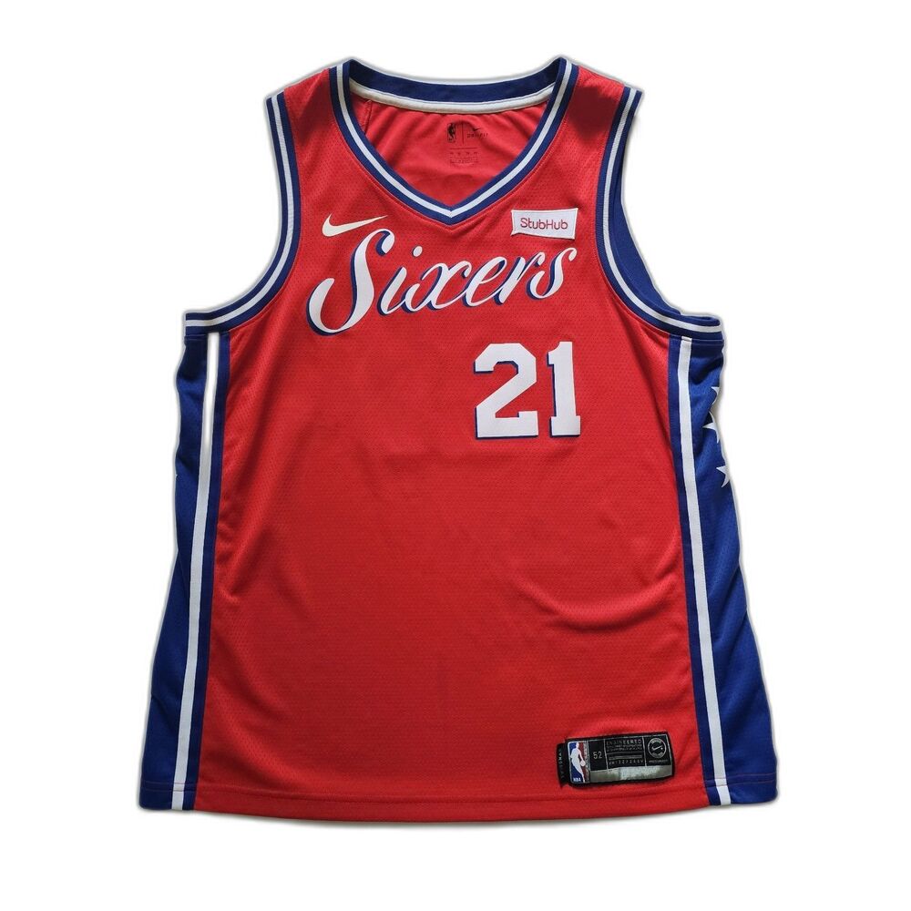 Joel Embiid Philadelphia 76ers Nike Statement Edition Swingman Jersey Men's NBA